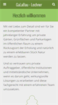 Mobile Screenshot of galabau-lechner.de
