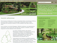 Tablet Screenshot of galabau-lechner.de
